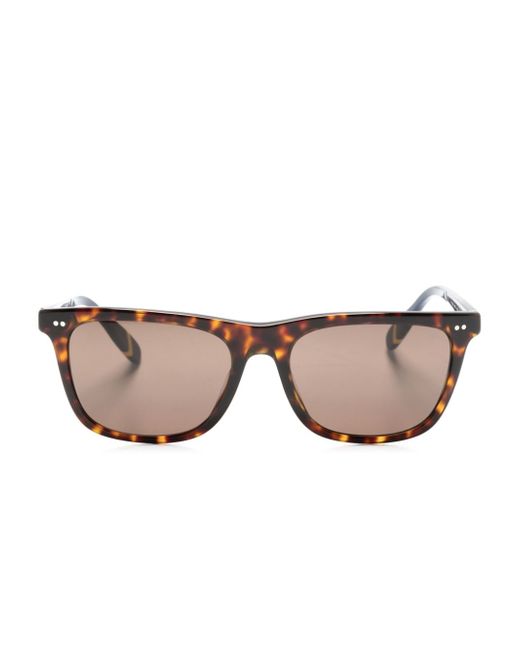 Polo Ralph Lauren tortoiseshell-effect square-frame sunglasses