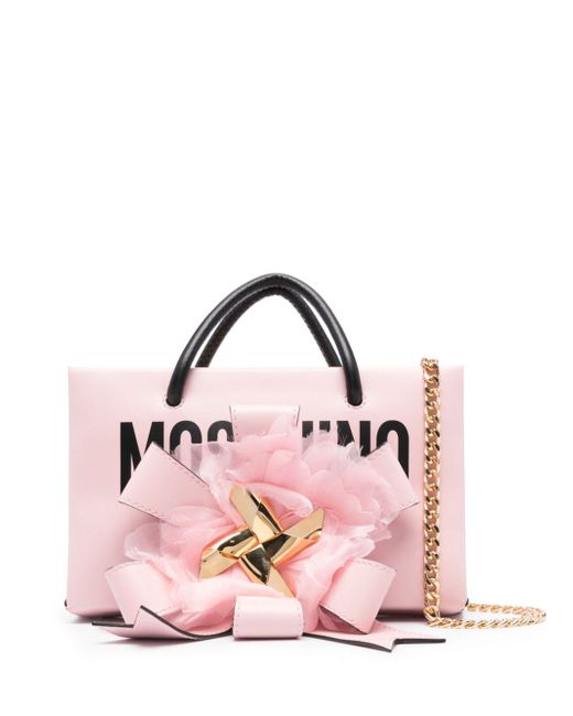 Moschino bow-detailing tote bag