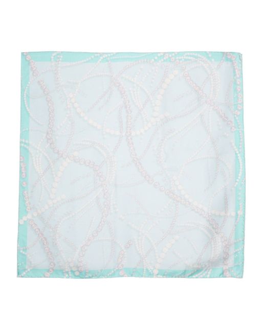Lanvin pearl-print scarf