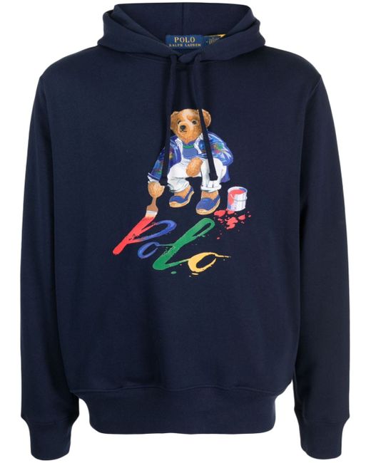 Polo Ralph Lauren Polo Bear-print pullover hoodie