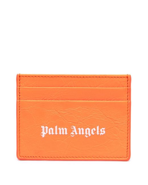 Palm Angels patent leather card holder