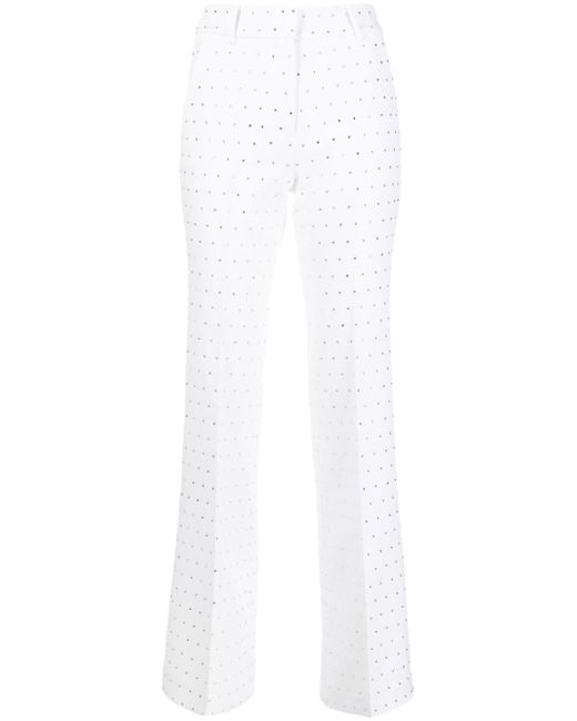 Michael Michael Kors crystal-embellished flared trousers