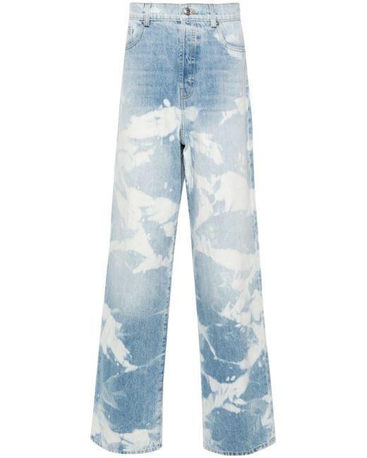 Nahmias straight-leg bleached jeans