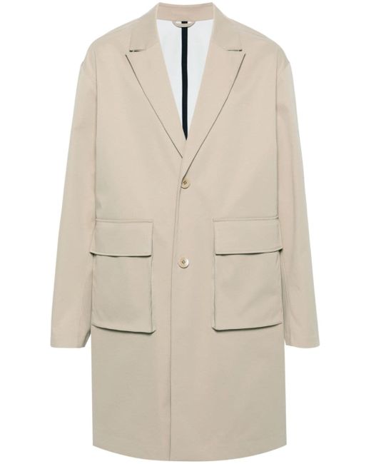 Calvin Klein single-breasted midi coat