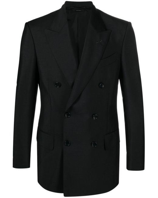 Tom Ford double-breasted mohair-wool blazer