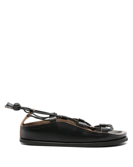 Lemaire multi-way strap leather sandals