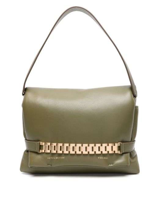 Victoria Beckham Puffy Chain leather tote bag