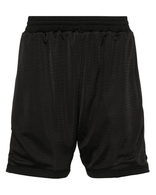 Represent perforated-design shorts