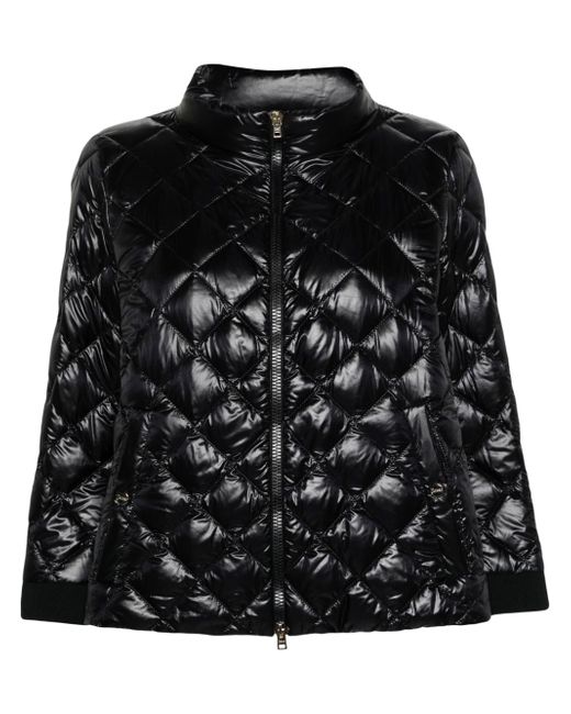 Herno diamond-quilted down puffer jacket