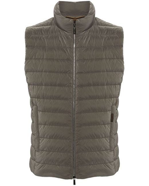 Moorer quilted padded gilet