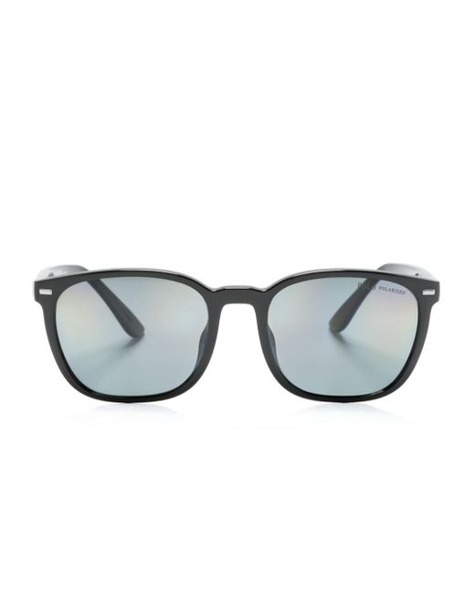 Polo Ralph Lauren square-frame logo-engraved sunglasses