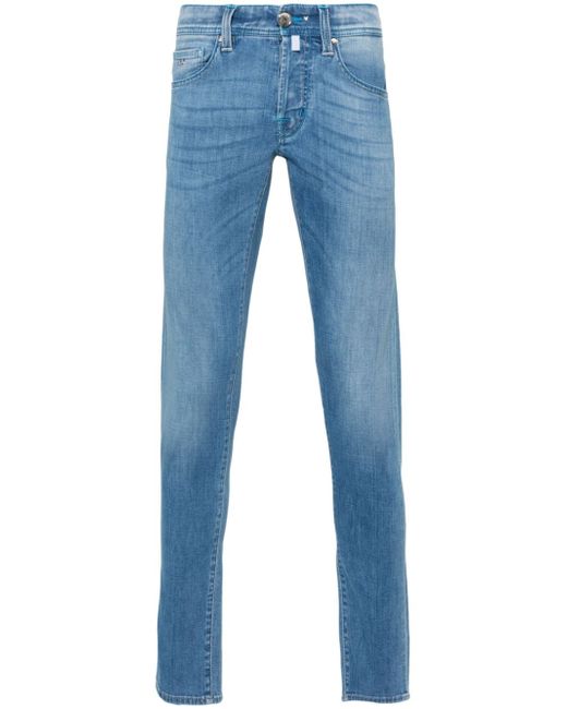 Sartoria Tramarossa Leonardo Buttons low-rise slim-fit jeans