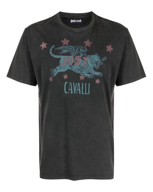 Just Cavalli tiger-print T-shirt