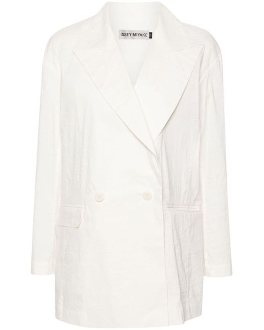 Issey Miyake Shaped Membrane double-breasted blazer