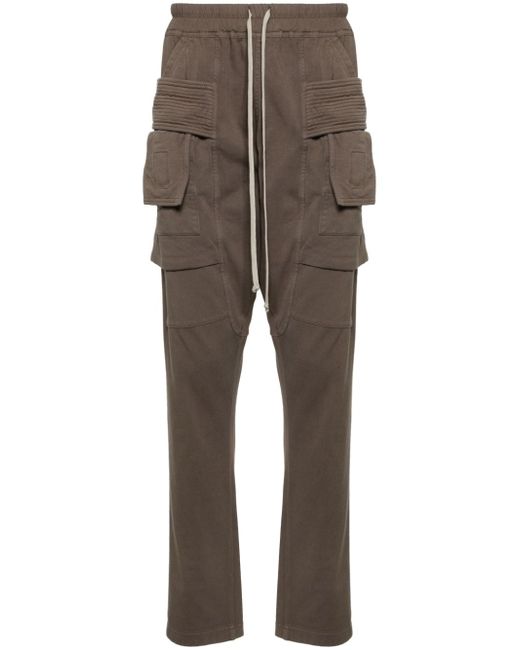 Rick Owens DRKSHDW Creatch tapered cargo trousers