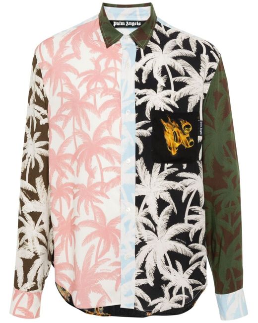 Palm Angels palm-tree print shirt