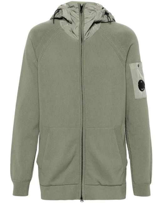 CP Company knitted hooded jacket