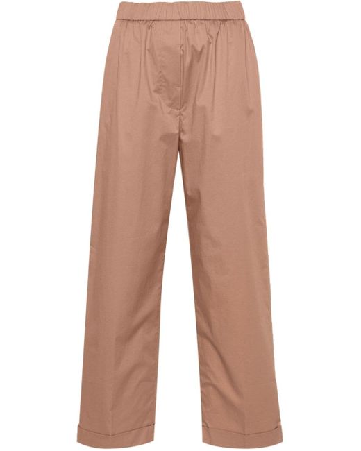 Peserico high-waist tailored trousers
