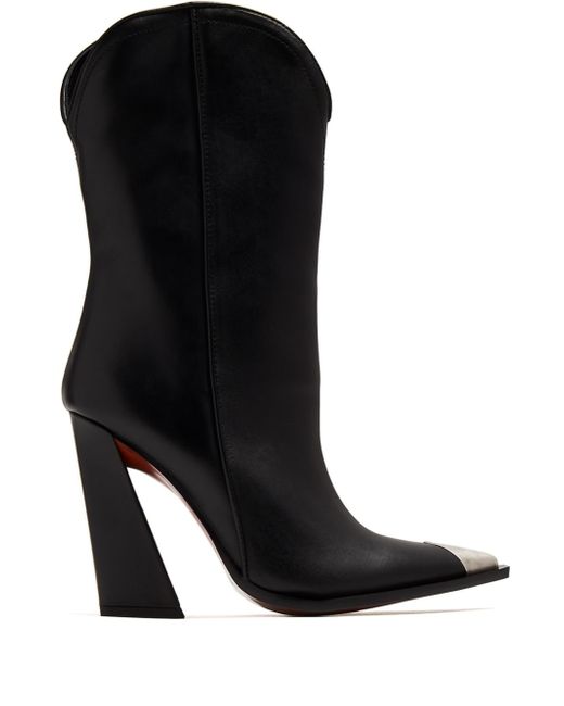 Sonora Pasilla 100mm leather ankle boots