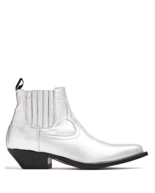 Sonora Hidalgo 35mm leather ankle boots
