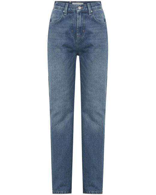 Dion Lee high-rise straight-leg jeans