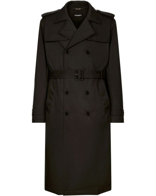 Dolce & Gabbana belted double-breasted trench coat