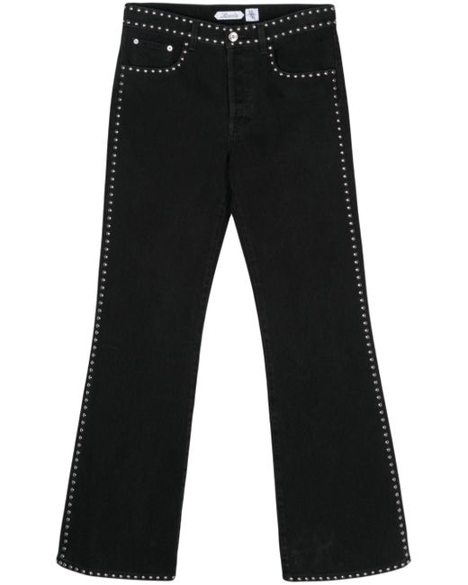 Lanvin stud-embellished straight-leg jeans