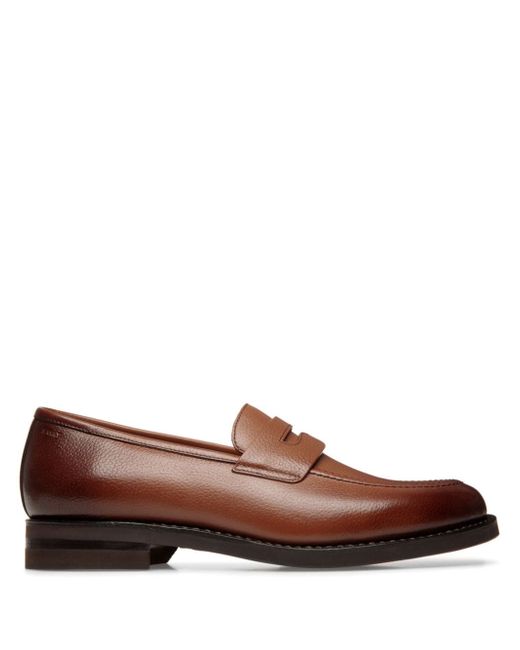 Bally leather penny loafers