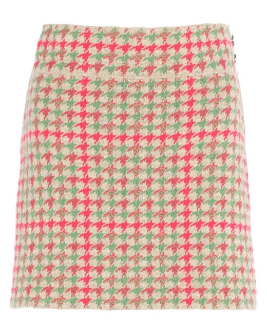Barrie cashmere-blend miniskirt