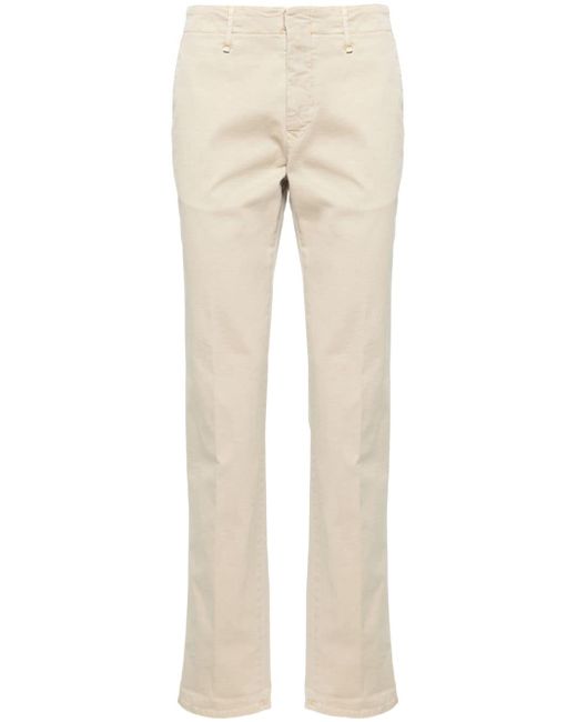 Incotex mid-rise stretch-cotton straight-leg trousers