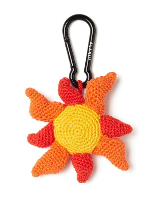 Alanui Sun crochet key holder