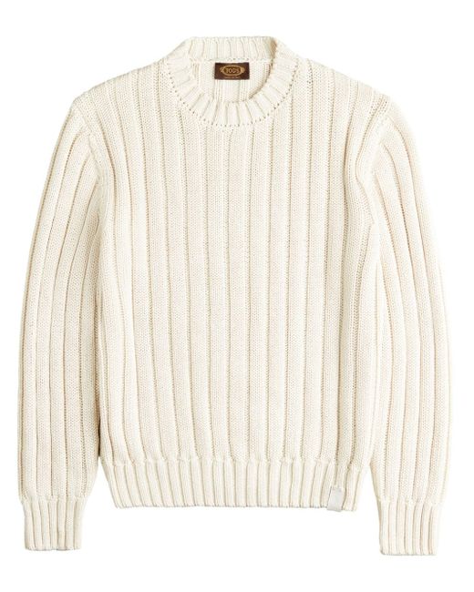 Tod's ribbed crew-neck jumper