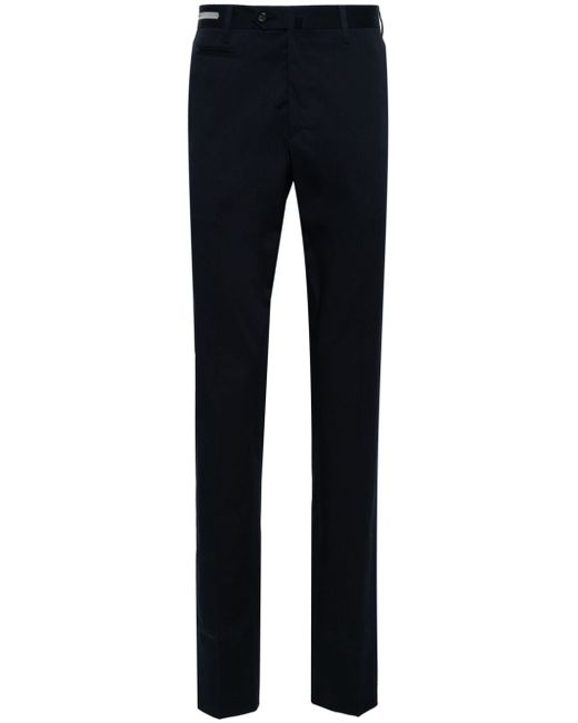 Corneliani slim-fit cotton trousers