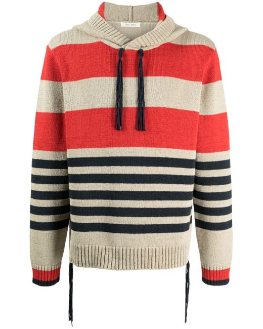 Craig Green striped knitted hoodie