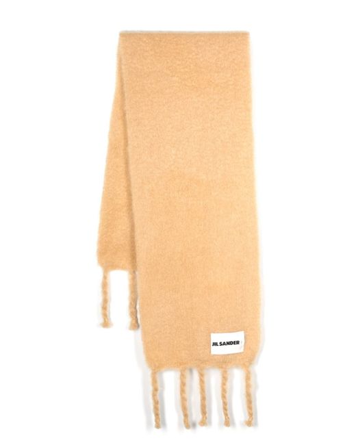 Jil Sander chunky-knit scarf