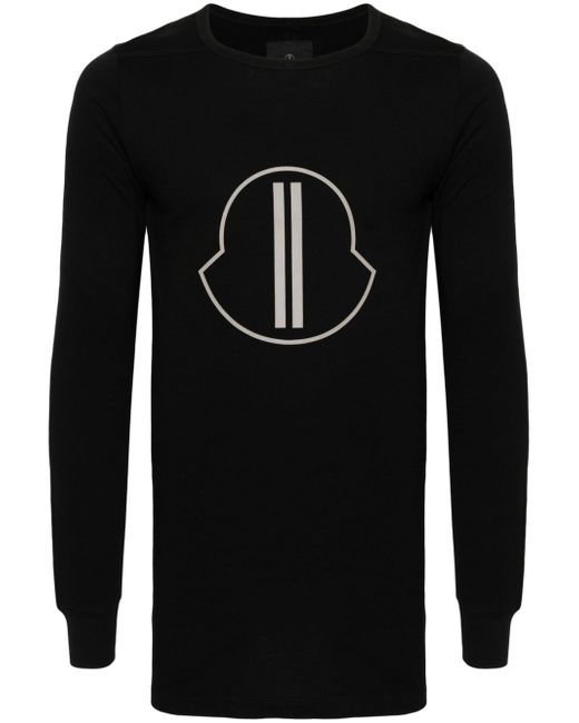 Moncler + Rick Owens logo-print T-shirt