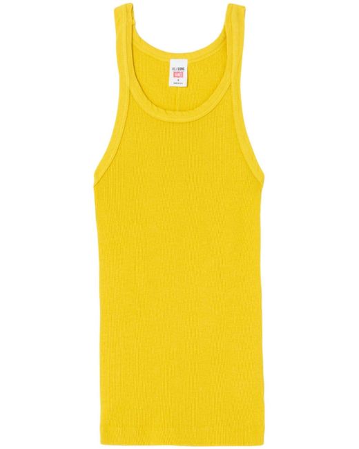 Re/Done round-neck tank top