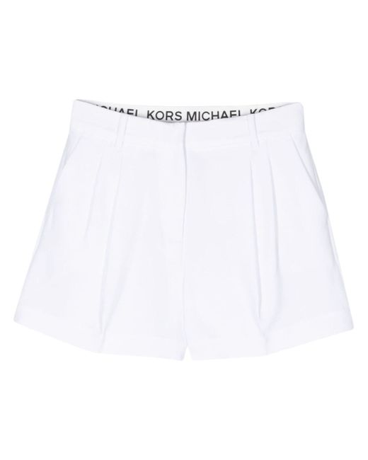 Michael Michael Kors crepe pleated shorts