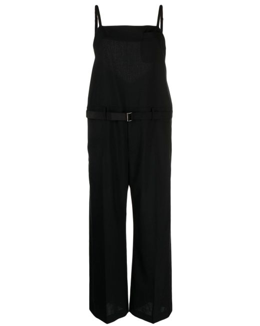 Sacai belted wool-blend jumpsuit
