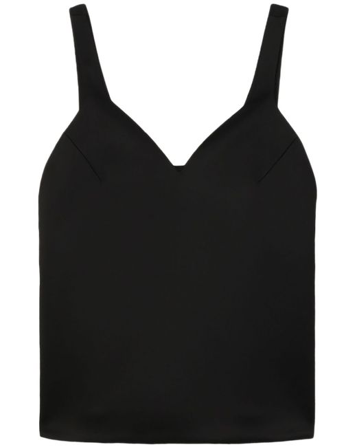 We11done sweetheart-neck tank top