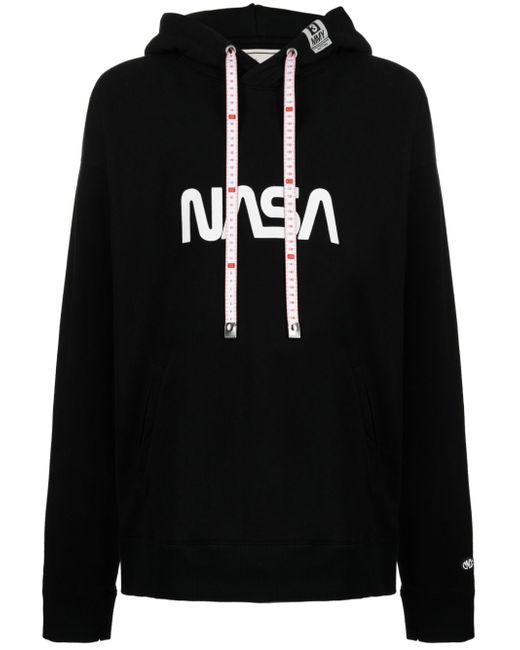 Maison Mihara Yasuhiro NASA-print cotton hoodie