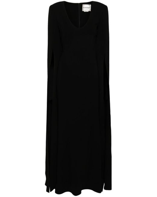 Roland Mouret slit-sleeves maxi dress