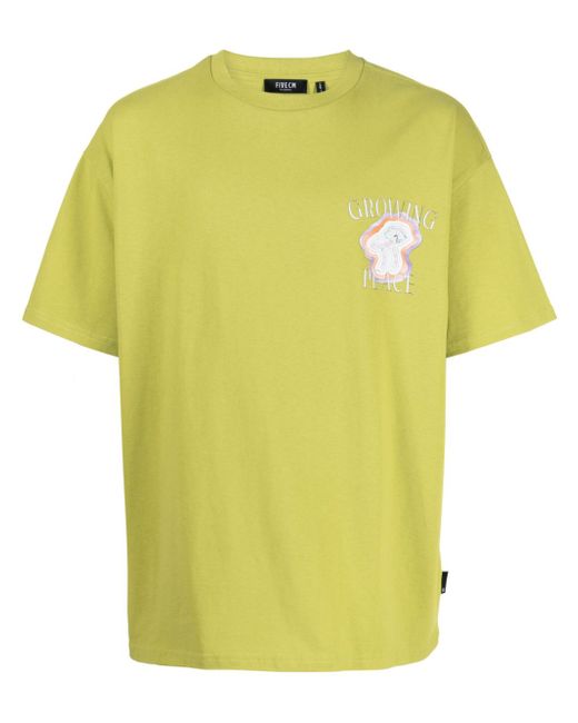 Five Cm mushroom-stamp T-shirt
