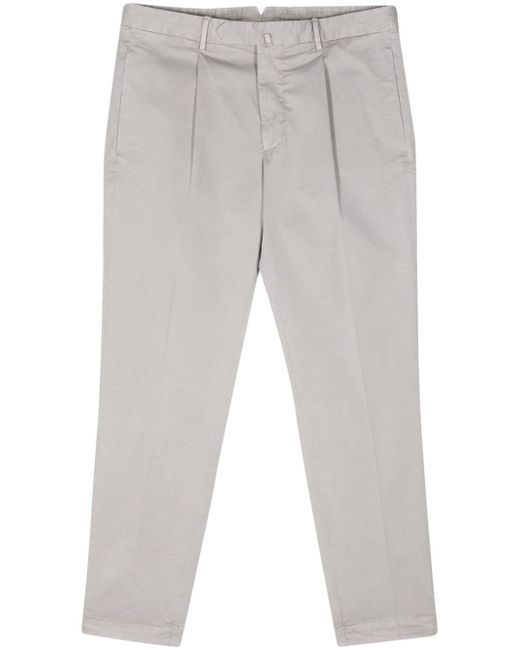 Dell'oglio tapered cotton chino trousers