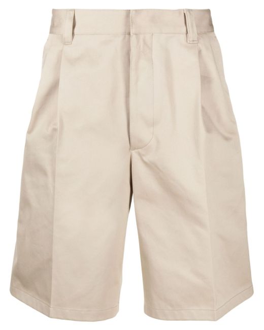 Prada pleated wide-leg shorts
