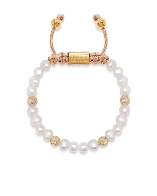 Nialaya Jewelry freshwater pearl beaded bracelet
