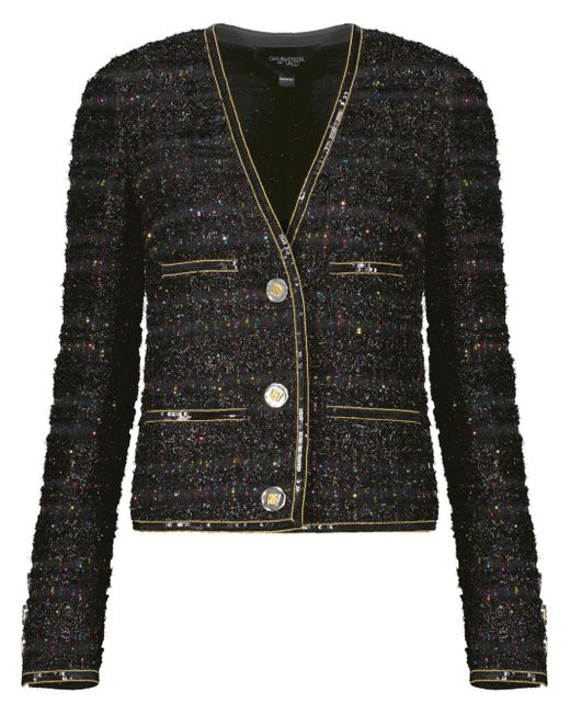 Giambattista Valli sequin-embellished tweed jacket