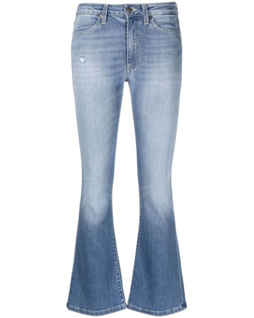 Dondup distressed-effect flared-leg jeans