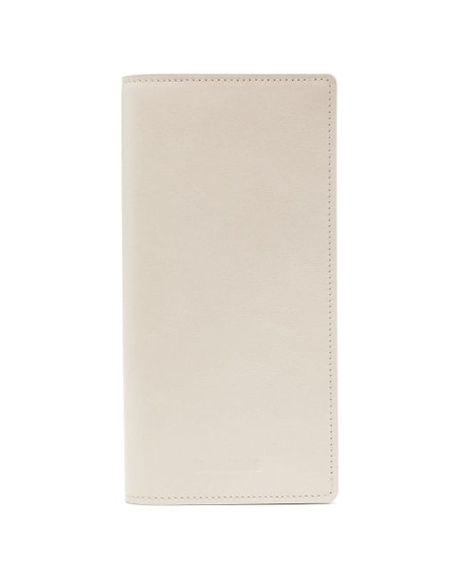 Uma Wang debossed-logo leather wallet