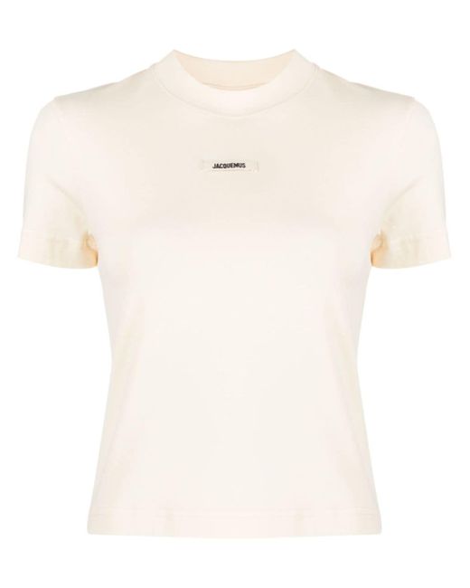 Jacquemus logo-patch cotton T-shirt